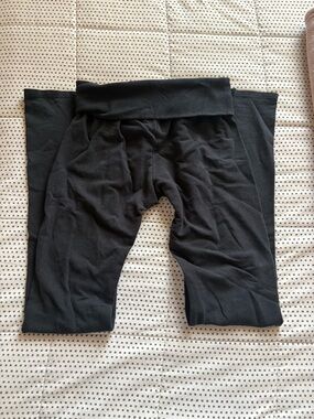 wild fable Black Fold-Over Waist Leggings